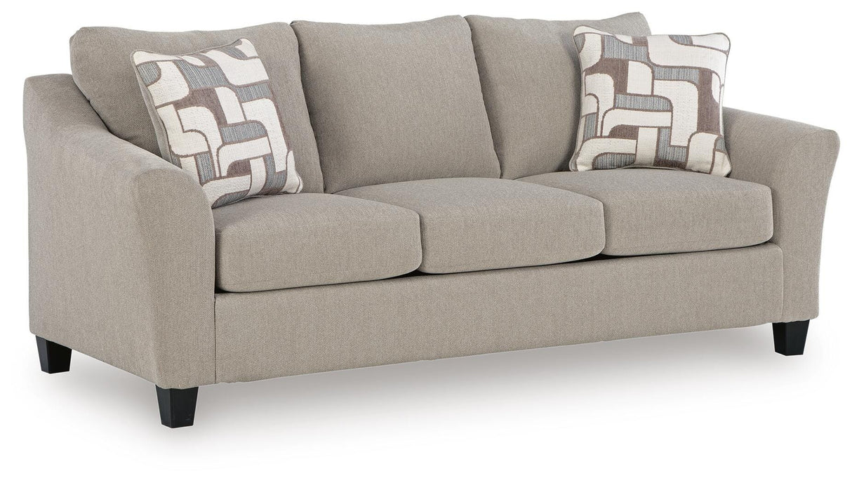 Willarae Taupe Sofa Sleeper and Loveseat from Ashley - Luna Furniture