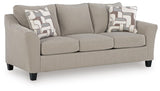 Willarae Taupe Sofa Sleeper and Loveseat from Ashley - Luna Furniture