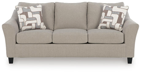 Willarae Taupe Sofa Sleeper and Loveseat from Ashley - Luna Furniture