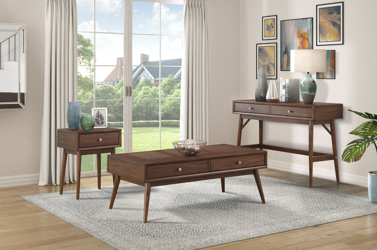 Whitley Walnut End Table