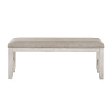 Savile Light Gray Dining Bench from Homelegance - Luna Furniture