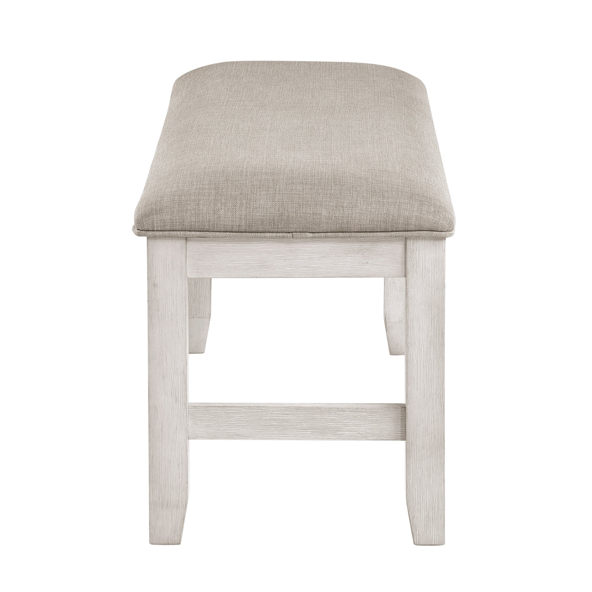 Ogden Graywash/Antique White/Teal 5-Piece 48" Round Dining Room Set from Homelegance - Luna Furniture