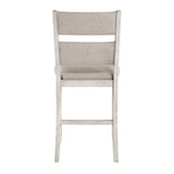 Savile Antique White/Light Gray 6-Piece 60" Dining Room Set with Bench from Homelegance - Luna Furniture