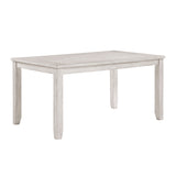 Savile Antique White/Light Gray Dining Table from Homelegance - Luna Furniture