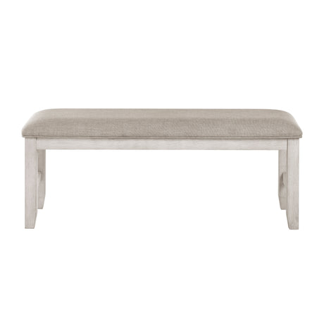 Savile Antique White/Light Gray 60" Dining Room Set from Homelegance - Luna Furniture