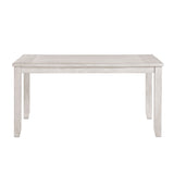 Savile Antique White/Light Gray 6-Piece Dining Set from Homelegance - Luna Furniture