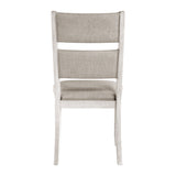Savile Antique White/Light Gray 6-Piece Dining Set from Homelegance - Luna Furniture