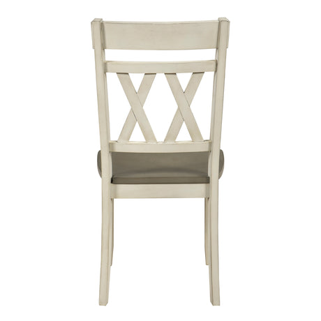 Ogden White 5-Piece Round Dining Room Set from Homelegance - Luna Furniture