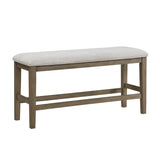 Emilia Light Brown 6-Piece Counter Height Set from Homelegance - Luna Furniture