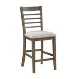 Emilia Light Brown 6-Piece Counter Height Set from Homelegance - Luna Furniture