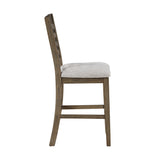 Emilia Light Brown 6-Piece Counter Height Set from Homelegance - Luna Furniture