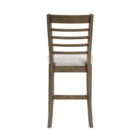 Emilia Light Brown 6-Piece Counter Height Set from Homelegance - Luna Furniture