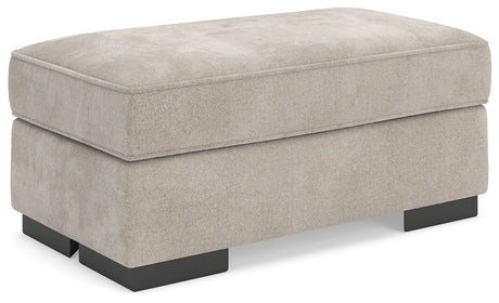 High Profile Taupe Ottoman from Ashley - Luna Furniture