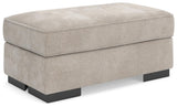 High Profile Taupe Ottoman from Ashley Furniture - Luna Furniture