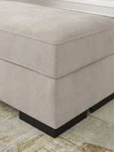 High Profile Chair and Ottoman in Taupe from Ashley Furniture - Luna Furniture