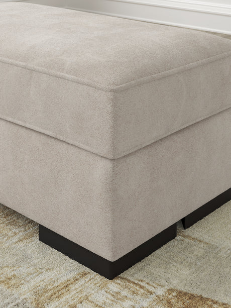 High Profile Chair and Ottoman in Taupe from Ashley Furniture - Luna Furniture