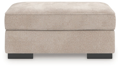 High Profile Taupe Ottoman from Ashley - Luna Furniture