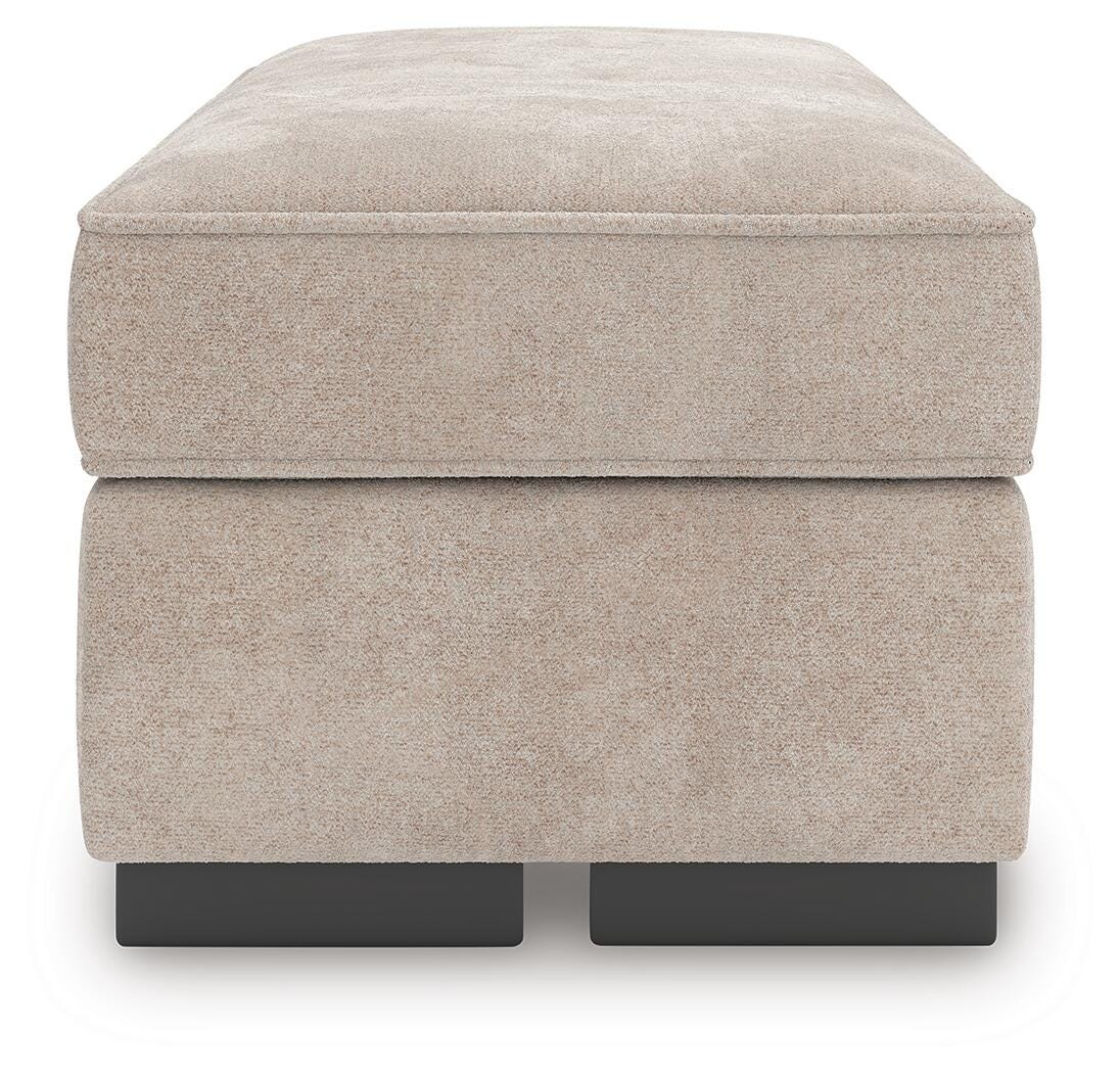 High Profile Taupe Ottoman from Ashley Furniture - Luna Furniture