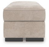 High Profile Taupe Ottoman from Ashley Furniture - Luna Furniture