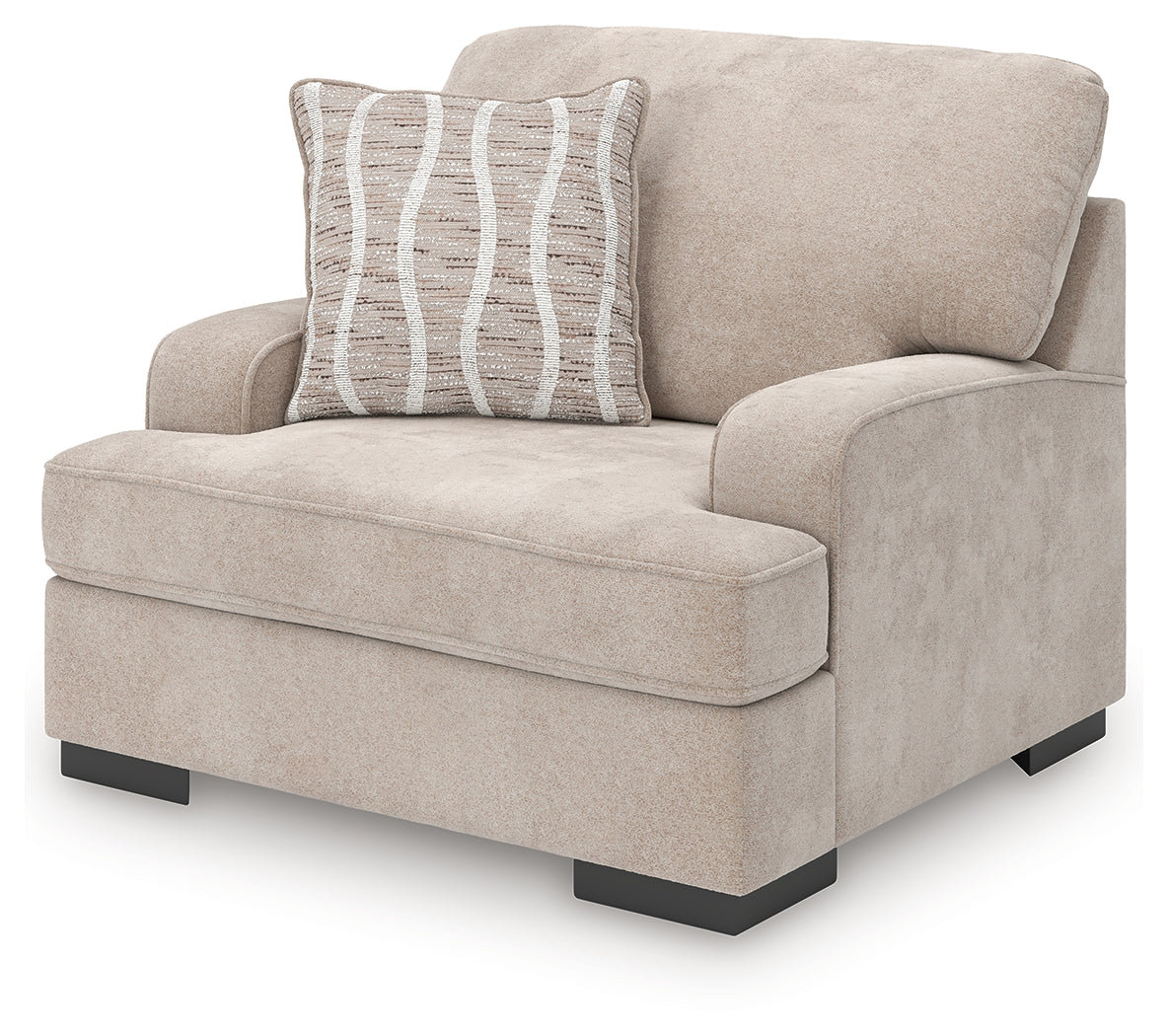 High Profile Taupe Oversized Chair from Ashley - Luna Furniture
