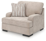 High Profile Taupe Oversized Chair from Ashley - Luna Furniture