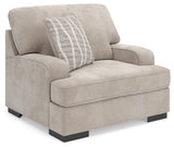 High Profile Taupe Oversized Chair from Ashley - Luna Furniture