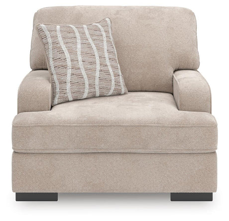 High Profile Taupe Oversized Chair from Ashley - Luna Furniture
