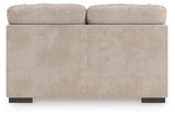 High Profile Taupe Loveseat from Ashley - Luna Furniture