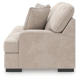 High Profile Taupe Loveseat from Ashley - Luna Furniture
