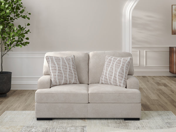 High Profile Taupe Loveseat