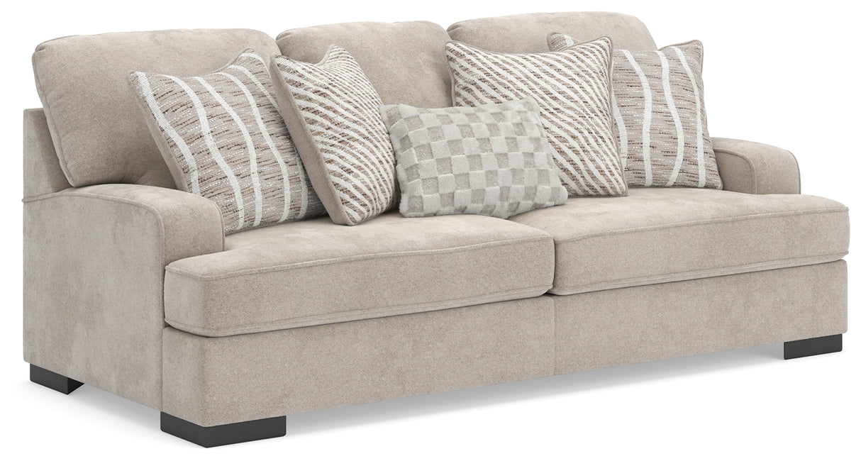 High Profile Taupe Sofa from Ashley Furniture - Luna Furniture