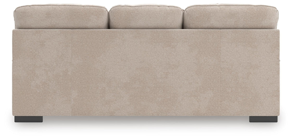 High Profile Taupe Sofa, Oversized Chair and Ottoman