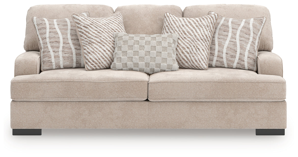 High Profile Taupe Sofa from Ashley Furniture - Luna Furniture