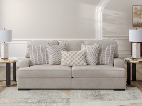 High Profile Taupe Sofa from Ashley Furniture - Luna Furniture