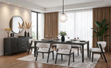 Emilia Light Brown 6-Piece Counter Height Set from Homelegance - Luna Furniture
