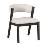 Soma Black/Beige Side Chair, Set of 2