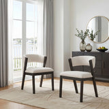 Soma Black/Beige Side Chair, Set of 2