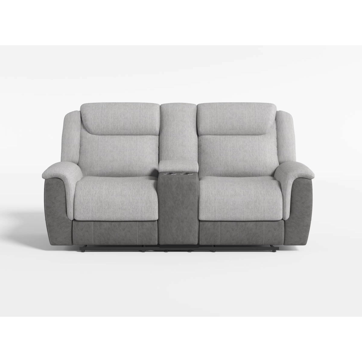 Harriette Gray Double Reclining Sofa from Homelegance - Luna Furniture