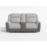 Harriette Gray Double Reclining Sofa from Homelegance - Luna Furniture
