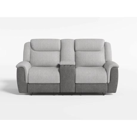 Harriette Gray Double Reclining Sofa from Homelegance - Luna Furniture