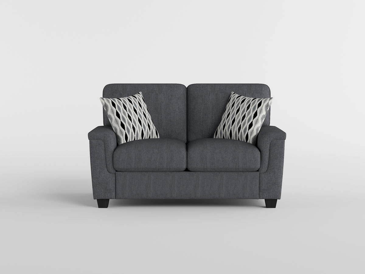 Chelsea Gray Loveseat from Homelegance - Luna Furniture