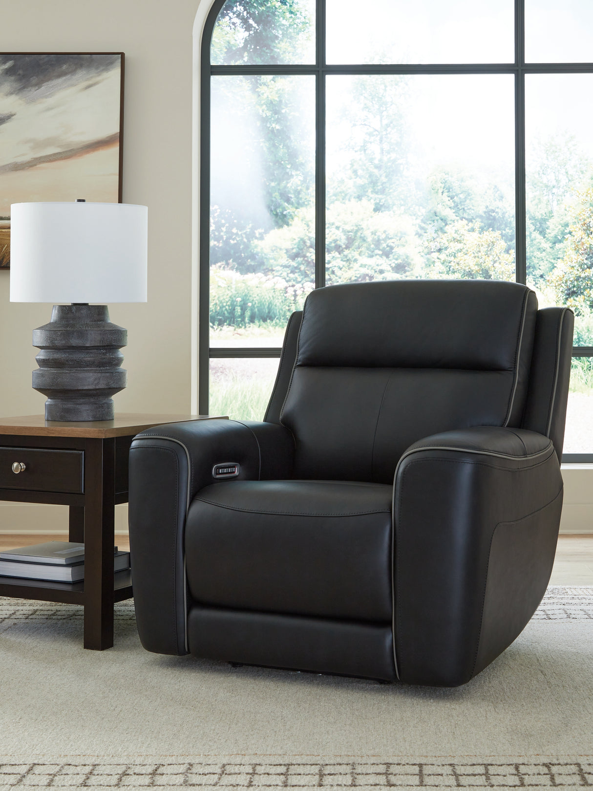 5Z-Comfort Onyx Power Recliner from Ashley - Luna Furniture