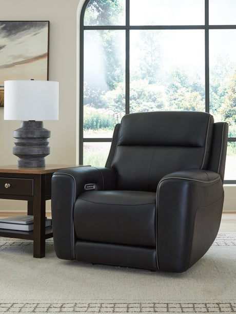 5Z-Comfort Onyx Power Recliner from Ashley - Luna Furniture