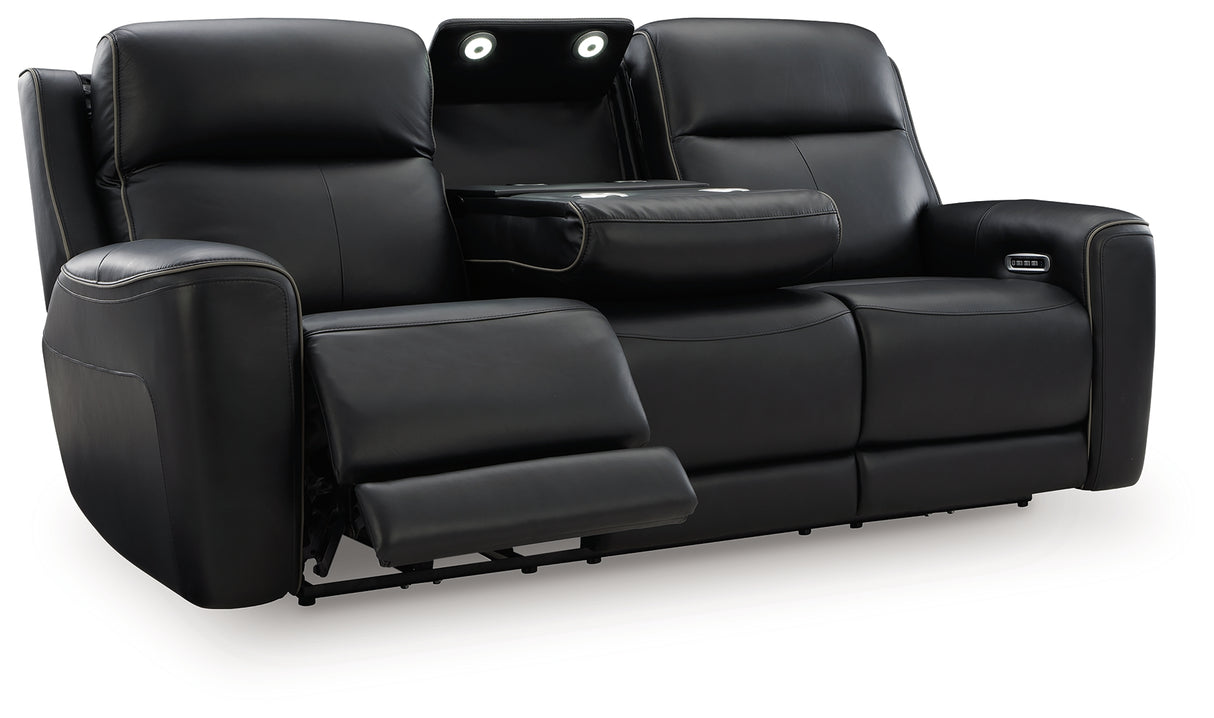 5Z-Comfort Onyx Power Reclining Sofa from Ashley - Luna Furniture