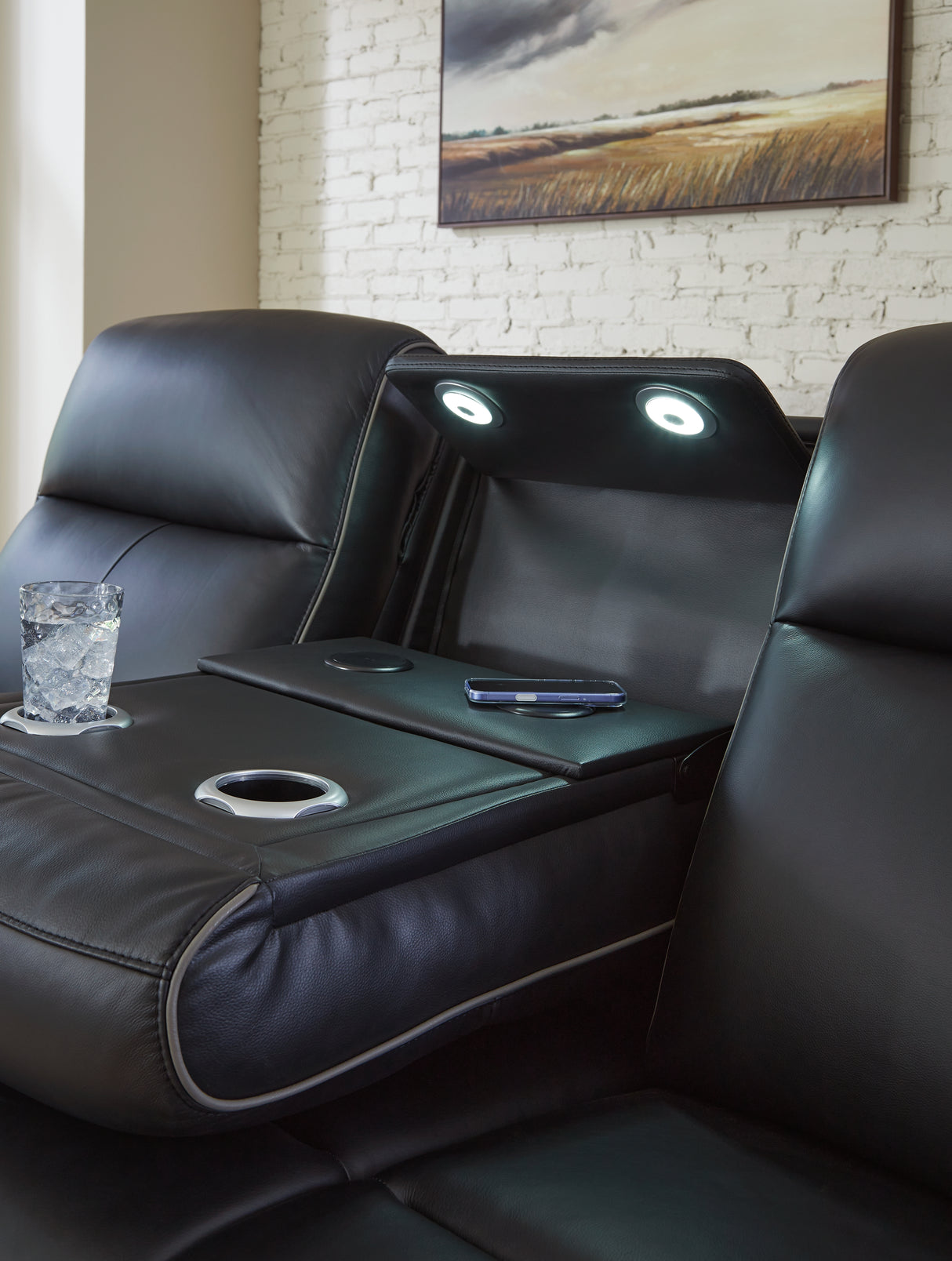 5Z-Comfort Onyx Power Reclining Sofa from Ashley - Luna Furniture