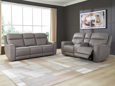 5Z-Comfort Sofa and Loveseat in Coin from Ashley - Luna Furniture