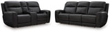 5Z-Comfort Sofa and Loveseat in Onyx from Ashley - Luna Furniture