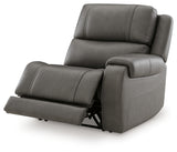 5Z - Pittson Anchor Right-Arm Facing Power Recliner from Ashley Furniture - Luna Furniture