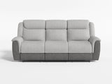 Harriette Beige/Brown Double Reclining Sofa from Homelegance - Luna Furniture