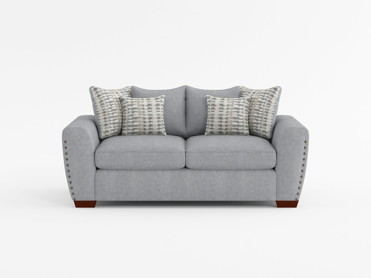 Silverthorne Gray Loveseat from Homelegance - Luna Furniture